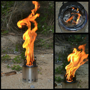 Poêle à granulés pliable portable SRDWOS <span class=keywords><strong>de</strong></span> haute qualité en acier inoxydable, écologique, pour le camping et la survie - Product Image 5