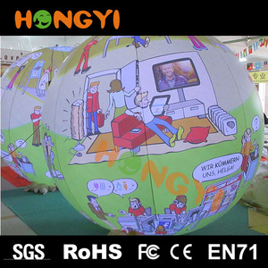 Inflable Popular dibujos animados niños creativos juguetes inflables bola elástica con iluminación LED - Product Image 4