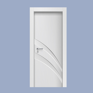 No methanal de insectos y prevención blanco apartamento frente wpc puerta - Product Image 1