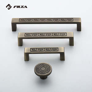 Trung quốc cổ điển cổ điển antique <span class=keywords><strong>zinc</strong></span> hợp kim phần cứng hiện đại ngăn kéo kéo xử lý cho tủ - Product Image 2