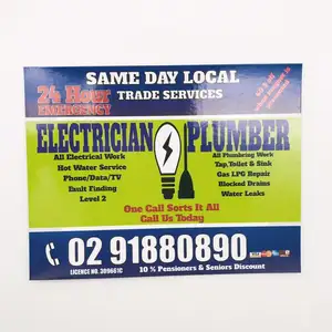 Australia Electrical Plumbing Advertising Cheaper Fridge Magnets