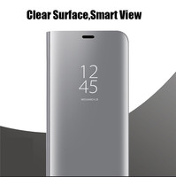 Nouveaux produits Fundas étuis de téléphone pour Samsung S30 Plus S22 Ultra Note 20 couverture de fenêtre de vue de miroir intelligent transparent Fundas pour Samsung S30 Plus S22 Ultra Note 20 2022