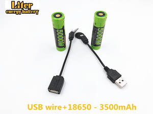 Batería recargable 5000 M Mini <span class=keywords><strong>3</strong></span>,7 V 18650 Banco de la energía 3500 MAH USB puerto luz paquete externo de la batería LED de la batería cargador - Product Image 3
