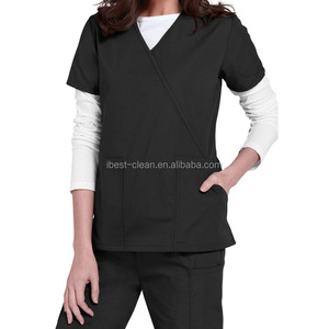 Divise <span class=keywords><strong>per</strong></span> personale di pulizia a buon mercato all'ingrosso di alta qualità produttore di uniformi <span class=keywords><strong>per</strong></span> scrub bianchi tessute gratuite imposta <span class=keywords><strong>abiti</strong></span> <span class=keywords><strong>per</strong></span> uniformi da infermiera - Product Image 2