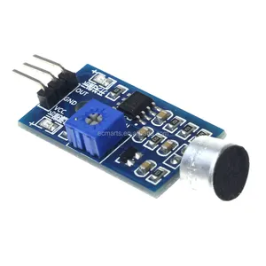 Módulo de detecção de som de voz 3 pinos, sensor inteligente para veículo, robô, helicóptero, avião, carro, kit DIY