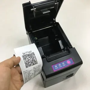 2021 New 58mm Mini Portable BT Receipt Printer Laptop Computer Desk Receipt Thermal Printer Hoin Black And White 57.5¡À0.5mm 750g