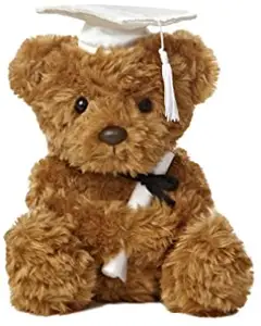 Graduation Stuff Teddy Bear With Graduate Gown Custom Stuffed Toy