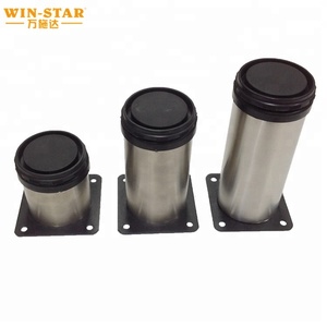 Winstar fabbrica diretta moderna in acciaio inox gamba regolabile <span class=keywords><strong>piedini</strong></span> <span class=keywords><strong>mobili</strong></span> <span class=keywords><strong>per</strong></span> alberghi in gomma nera ferro contemporaneo - Product Image 4