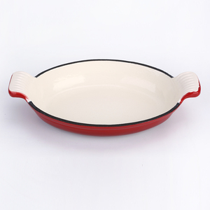 <span class=keywords><strong>Plat</strong></span> <span class=keywords><strong>à</strong></span> gratin en fonte émaillée Sizzle & Serve allant au four - Product Image 1