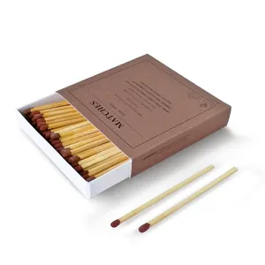 4 inch matches coloured head safety matches for sale