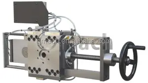 Layar manual changer untuk laboratorium skala extruder