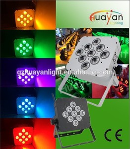 Iluminación RGBWA <span class=keywords><strong>se</strong></span> desconecta Powered LED Flat Par Can Remoted DMX incorporado - Product Image 1