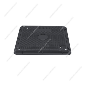 ฝาปิดบ่อพักน้ำเสียพลาสติกแบบกลม/ฝาปิดบ่อพักน้ำเสียแบบกลมพร้อมที่ยก - Product Image 1