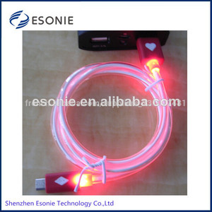 <span class=keywords><strong>led</strong></span> light up chargeur <span class=keywords><strong>cordon</strong></span> usb pour téléphone mobile - Product Image 2