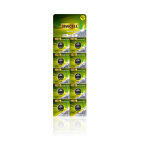 Batería de botón de zinc manganeso, 1,5 v, lr44, AG13, A76