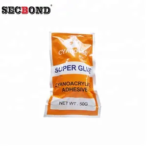 aluminum foil bag 50g cyanoacrylate adhesive super glue for banner