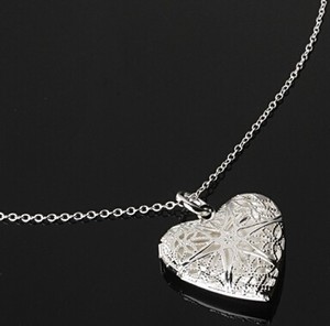 Hộp Khung Ảnh Tự Làm Hình Chữ Nhật Chữ Thập Thịnh Hành Vòng Rỗng Vòng Nổi Charm Lockets Mặt Dây Chuyền Trang Sức Vòng Cổ - Product Image 5