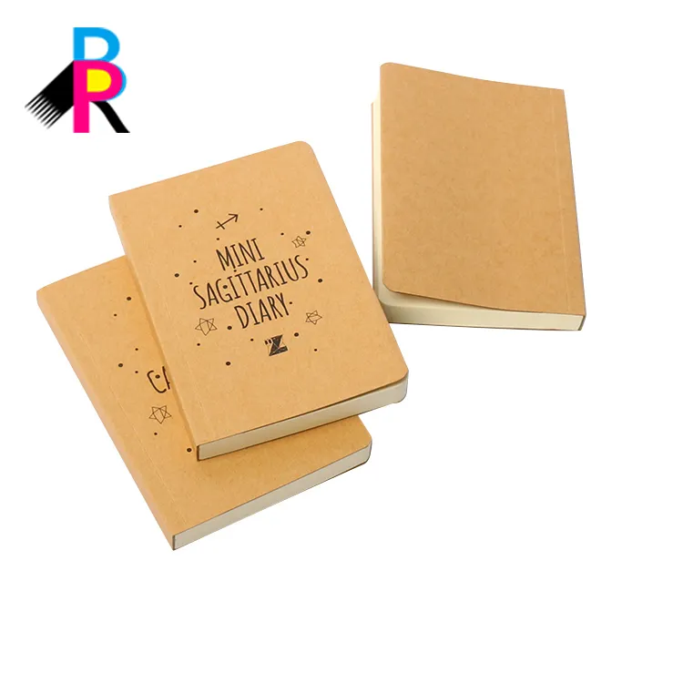 Bloc de dibujo personalizado, papel reciclado, cuaderno con tapa kraft