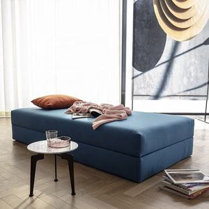 أريكة سرير داخلية مزدوجة أنيقة قابلة للطي مع تخزين، سرير نهاري كلاسيكي - Product Image 1