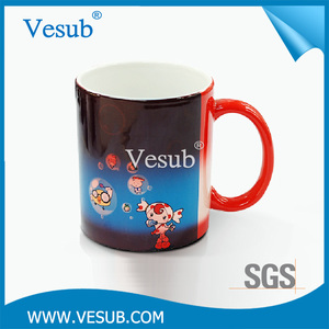 11 Oz Gros En Céramique Café Sublimation <span class=keywords><strong>Personnalisé</strong></span> <span class=keywords><strong>Photo</strong></span> Thermique Changement de Couleur Tasses - Product Image 1