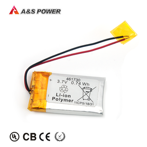 Batería recargable de la batería de litio polímero de la batería 461730 de <span class=keywords><strong>3</strong></span>,7 V 200 mAh batería Lipo - Product Image 1