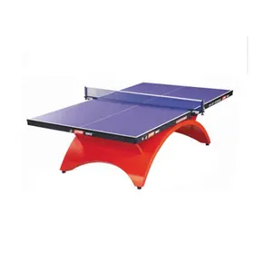 Dubbele vouw verwijderbare plastic goedkope outdoor tafeltennis tafel standaard maat