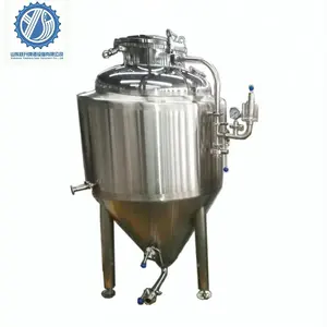 Bom preço home brew 100 galão tanque fermentador cônico de aço inoxidável para a cerveja