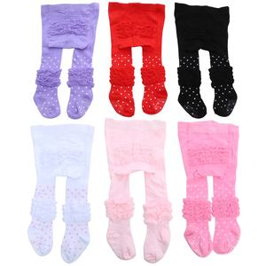 बेबी कॉटन टाइट्स पैंटीहोज लड़कियों स्ट्रेच क्टिट्स लेगिंग बच्चों को बच्चों के लिए एंटी स्लिप मोजे - Product Image 3