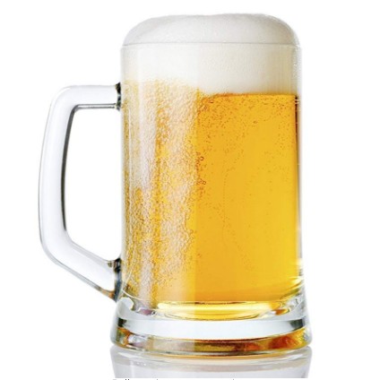 Glass Beer Glasses with Handle Drinking Glasses Kitchen Glassware for Water Coffee