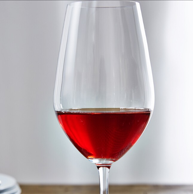 Customized logo design lead free stemless crystal wine glass