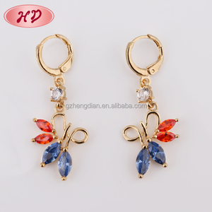 Nuovi Modelli di Cristallo di Disegno Appeso Musulmano Gioielli In <span class=keywords><strong>Oro</strong></span> <span class=keywords><strong>Orecchini</strong></span> Per Le Ragazze di Partito - Product Image 4