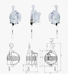 새로운 모델 부하 밸런서 2m 스트로크 새로운 유형 HW-T 스프링 밸런서 - Product Image 4