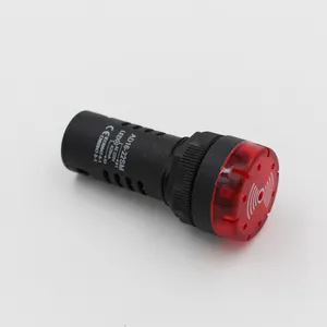 Ad16 22ds Indicator Lamp Voor Brandalarm Met Rode Indicatie Lamp Met Zoemer Indicator Licht