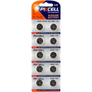 Or Fournisseur Top Vente PKCELL 1.5 v alcaline <span class=keywords><strong>pile</strong></span> bouton l1130 <span class=keywords><strong>ag10</strong></span> Regarder Coin Batterie - Product Image 4