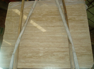 Turco piedra <span class=keywords><strong>mesa</strong></span> de comedor losa precio pavo mármol <span class=keywords><strong>travertino</strong></span> beige - Product Image 6