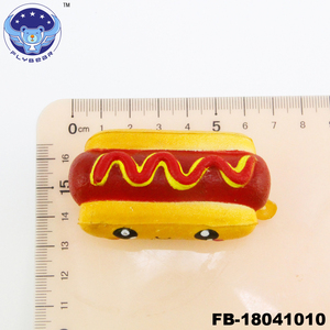 Fineser Squishy Slow Rising simulation hot dog, scented cream hand soft toy stress reliever, focus, - Product Image 6