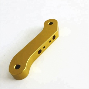 Chế biến sâu CNC gia công Vàng anodized nhôm khối các bộ phận - Product Image 1