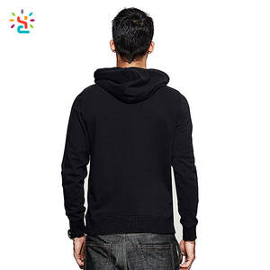 Sweat-shirt de haute qualité, uni, coupe ajustée, sans poche, sweat-shirt uni pour homme, en molleton français, lourd - Product Image 4