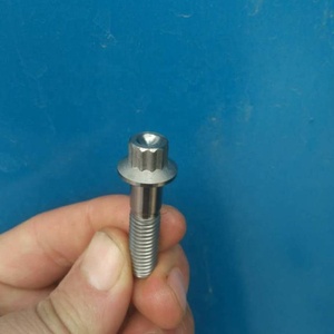 Bu lông và đai ốc mâm xe ba mảnh, loại chia tách, titan GR5, 12 cạnh, cỡ M7 M8 - Product Image 3