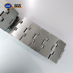 SS820-K600 thép không gỉ phẳng bảng truyền đầu dây chuyền cho hệ thống băng tải - Product Image 6