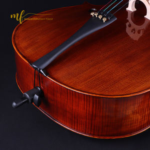 Hecho a mano marrón barnizado de alto grado sólido llama Arce <span class=keywords><strong>Cello</strong></span> - Product Image 5
