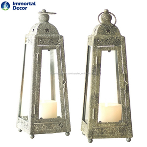 Color plata pirámide metal vidrio vela linternas de <span class=keywords><strong>3</strong></span> - Product Image 5