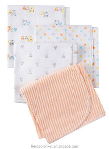Chinois tissu usine <span class=keywords><strong>treillis</strong></span> et tartan, éléphants imprimé 4 Pack bébé Flanelle Couvertures - Product Image 3