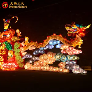 Chinois Mi Automne Festival Décorations Extérieure Dragon Lanternes Led Pour Vente