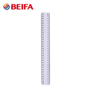 Beifa Thương Hiệu BF1907 Bán Buôn Tiêu Chuẩn Màu Trắng Tùy Chỉnh 30Cm Thước Nhựa