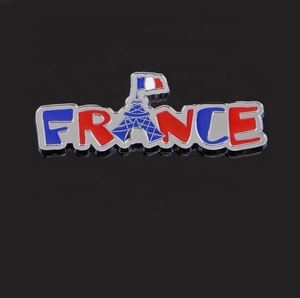 Porte-clés souvenir de Paris en métal personnalisé en usine avec votre design touristique pour le voyageur de la France Paris - Product Image 5