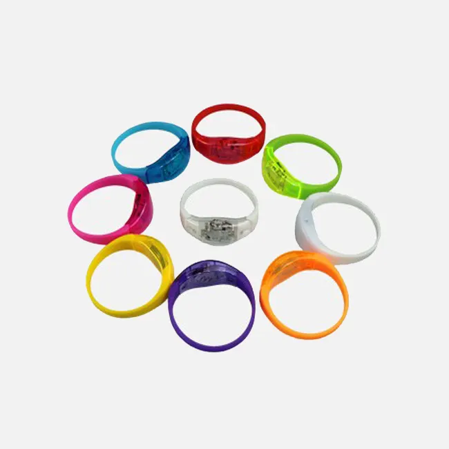 Bracelet de lampes LED en caoutchouc et silicone pour hommes, montre-bracelet élastique, cadeau multifonctionnel