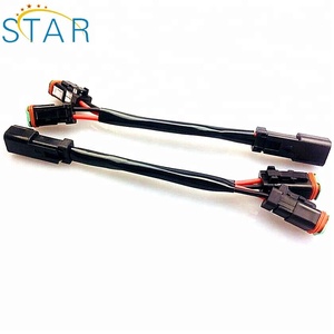 Фабрика OEM Deutsch 2 pin DT04-2P DT06-2S сплиттер по производству кабелей и проводов в сборе для автоматического включения света - Product Image 2