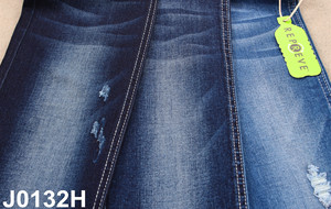 Tissu en denim super doux Repreve, vente en gros, fabrication en usine, fabriqué à partir de bouteilles en plastique recyclées avec étiquette pour pantalons pour femmes - Product Image 2
