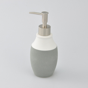 เครื่องจ่ายสบู่ล้างมือเซรามิกรูปไข่สีขาวสง่างามสำหรับใช้ในครัวเรือนในโรงแรมและห้องน้ำ - Product Image 6